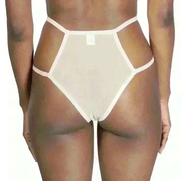 Cut Out Sheer  Mesh Briefs Teja by Less Is Amor - Picture 3 of 3